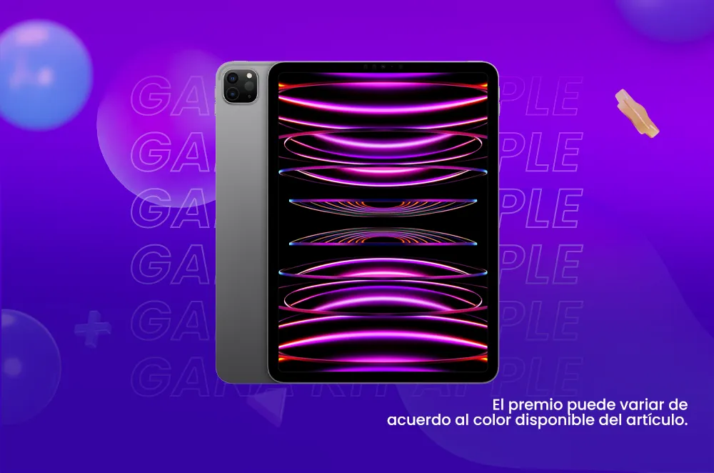 Gana Ya! un iPad Pro con valor de hasta 25 mil pesos