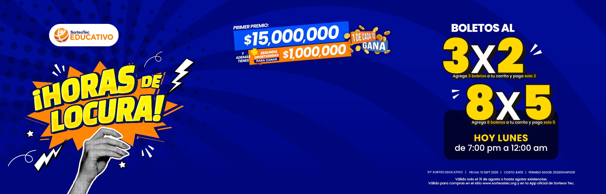 gana con sorteo educativo