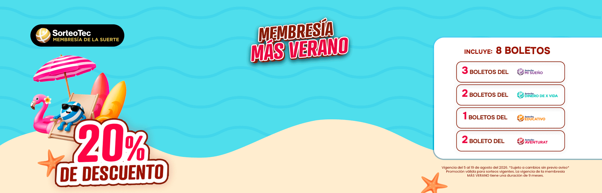 Participa en tus sorteos favoritos y paga en cómodas mensualidades con descuentos permanentes